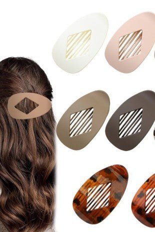 Jumbo Lay Flat Oval Hair Claw Clip - Trudy's Trendy Boutique