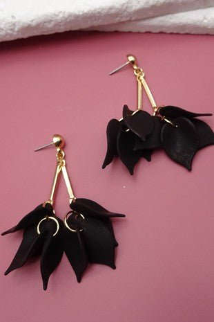 Multiple Leaf Drop Earrings