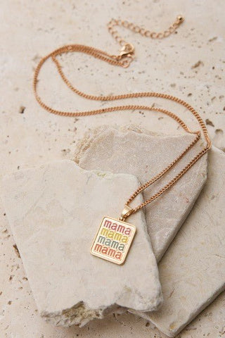 Mama Pendant Necklace - Trudy's Trendy Boutique