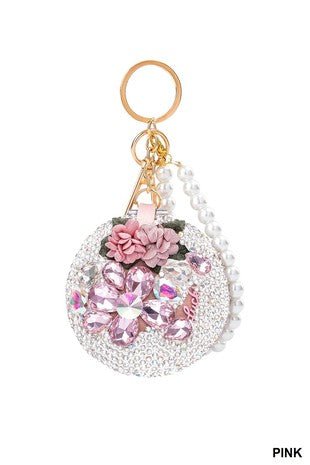 Rhinestone Double Sided Folding Mirror - Trudy's Trendy Boutique