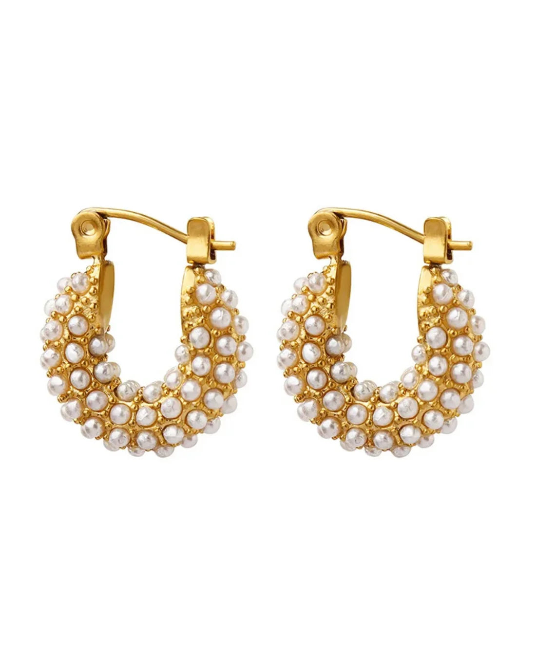 ChanSutt Dainty Pearl Hoops