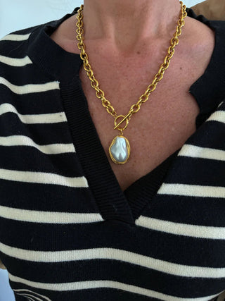 ChanSutt Pearl Drop Necklace - Trudy's Trendy Boutique