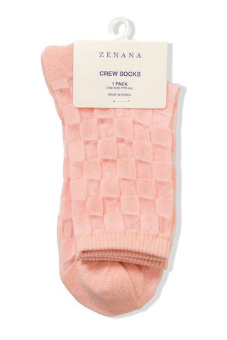 Fashion Checkered Sheer Mesh Socks - Trudy's Trendy Boutique