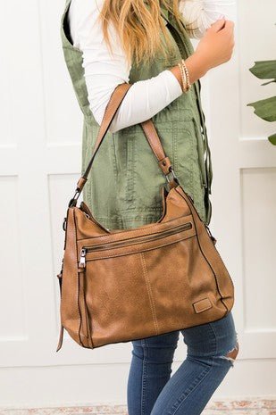 Saige Vegan Leather Handbag - Trudy's Trendy Boutique