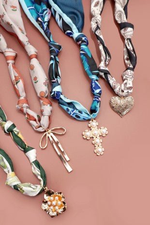 Handmade Scarf Necklace - Trudy's Trendy Boutique