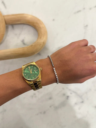 ChanSutt Silver Gem Bracelet - Trudy's Trendy Boutique