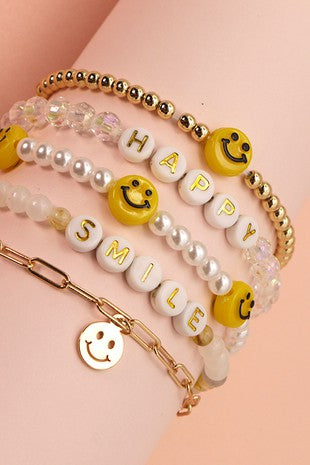 Stretchable Smiley Bracelets