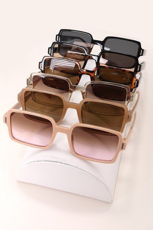 Designer Square Retro Sunglasses - Trudy's Trendy Boutique