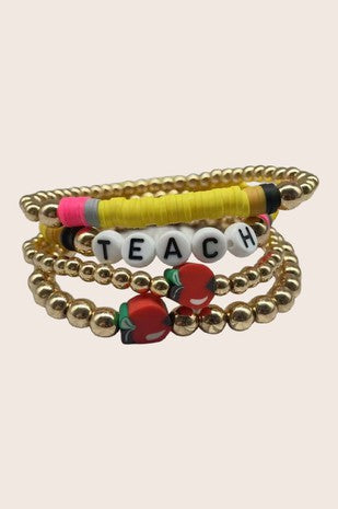 Teacher Stack Bracelettes