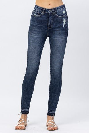 Judy Blue High Waist Tummy Control Skinny/Curvy - Trudy's Trendy Boutique
