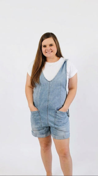 Chic Adjustable Romper - Trudy's Trendy Boutique