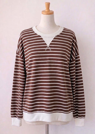 Heritage Striped Pullover - Trudy's Trendy Boutique