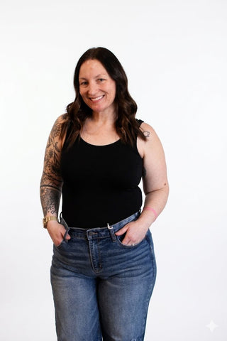 2 Way V - Neck/Scoop Seamless Tank - Trudy's Trendy Boutique