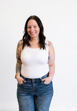 2 Way V - Neck/Scoop Seamless Tank - Trudy's Trendy Boutique