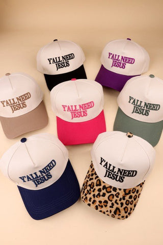 Y'all Need Jesus Hat - Trudy's Trendy Boutique