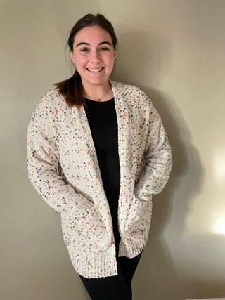 Multi - Dot Cardigan - Trudy's Trendy Boutique